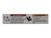 1703818 Decal, Warning Crush Hazard | JLG